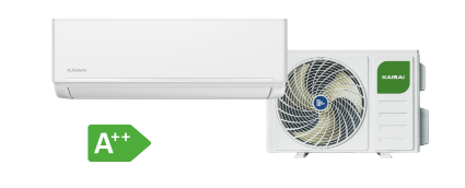 Kaisai Pro Heat+ 09 luftvärmepump med innedel och utedel