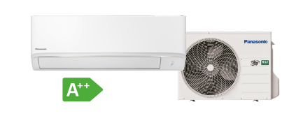 Panasonic CZ25ZKE luftvärmepump med innedel och utedel